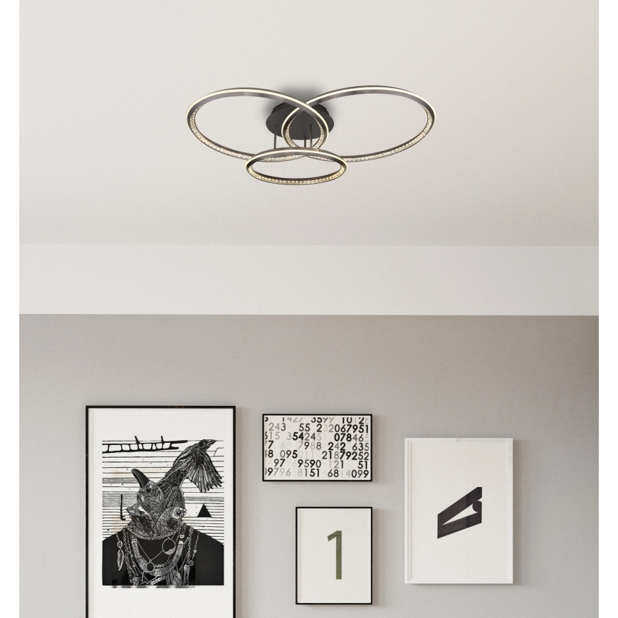 Globo - LED Ściemnialna lampa sufitowa LED/72W/230V 2700-6000K 50x75 cm + z pilotem