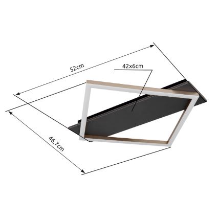 Globo - LED Plafon LED/18W/230V