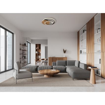 Globo - LED Plafon LED/24W/230V czarny