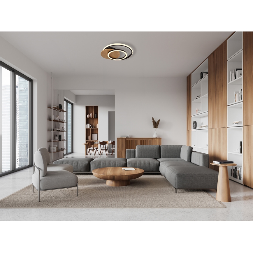 Globo - LED Plafon LED/24W/230V czarny