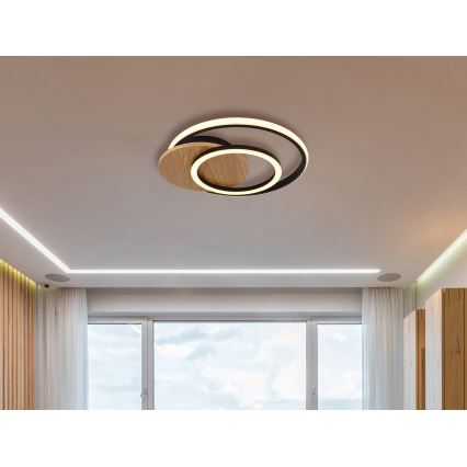 Globo - LED Plafon LED/24W/230V czarny