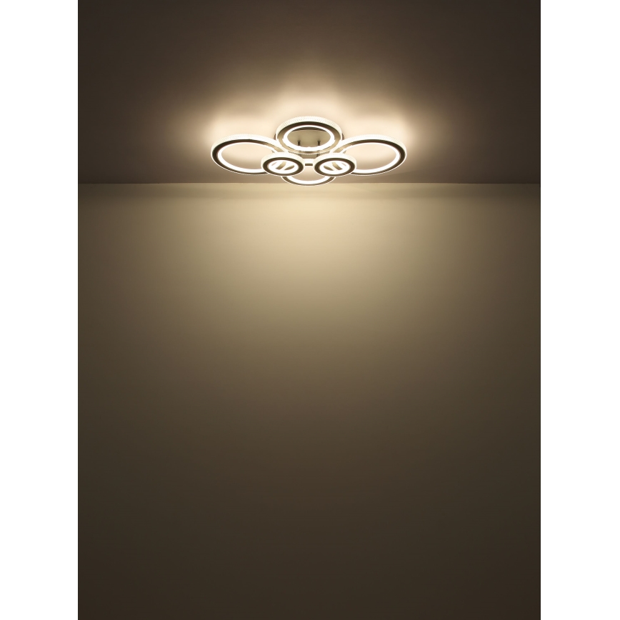 Globo - LED Plafon ściemnialny LED/60W/230V 2700-6000K 56x78 cm antracyt + pilot zdalnego sterowania