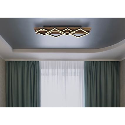 Globo - Oprawa sufitowa LED/30W/230V + LED/12W 3000K 31x82cm