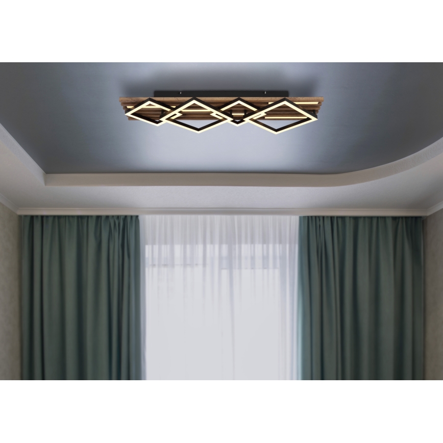 Globo - Oprawa sufitowa LED/30W/230V + LED/12W 3000K 31x82cm