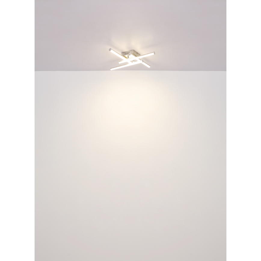 Globo - LED Plafon LED/24W/230V 4000K matowy chrom