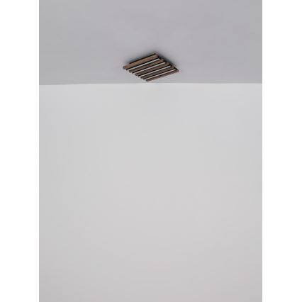 Globo - LED Plafon LED/30W/230V 3000K 45x45 cm drewno