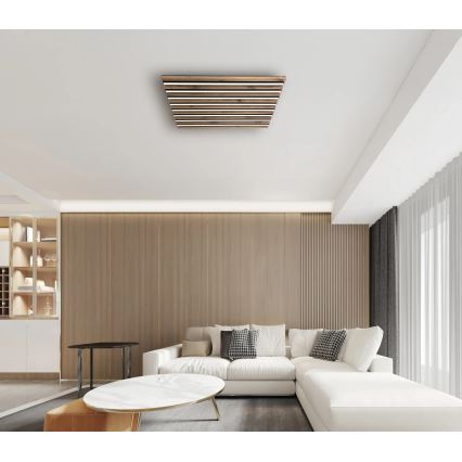 Globo - Ściemnialna lampa sufitowa LED/40W/230V 2700-6000K 60x60 cm + pilot zdalnego sterowania