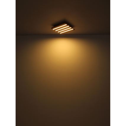 Globo - LED Plafon LED/30W/230V 3000K 80x20 cm drewno