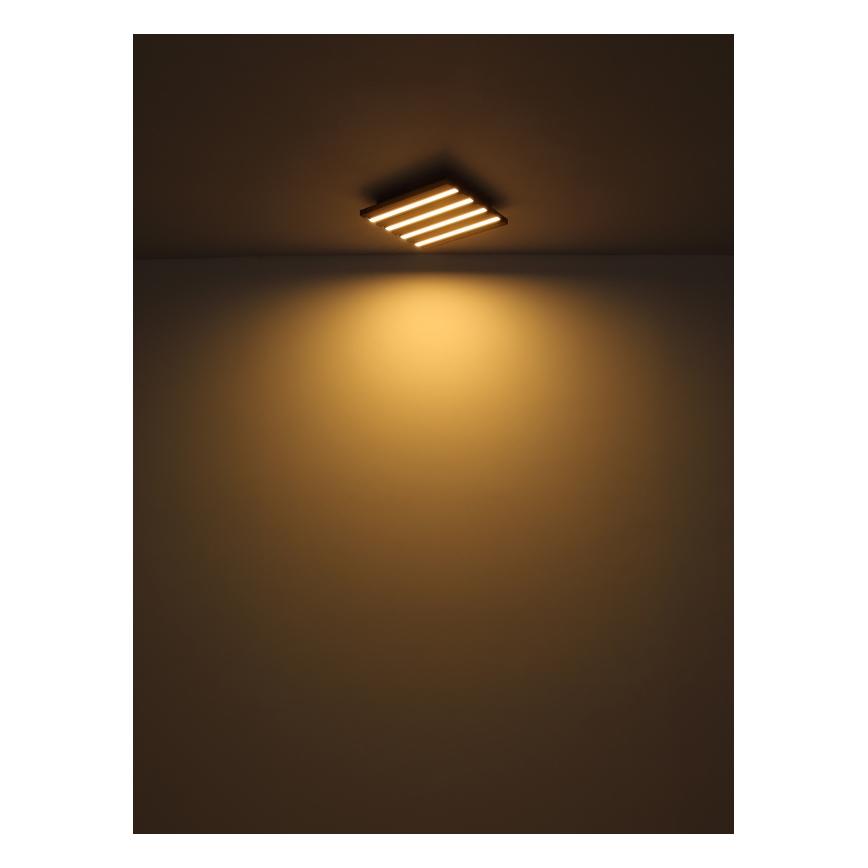 Globo - LED Plafon LED/30W/230V 3000K 80x20 cm drewno