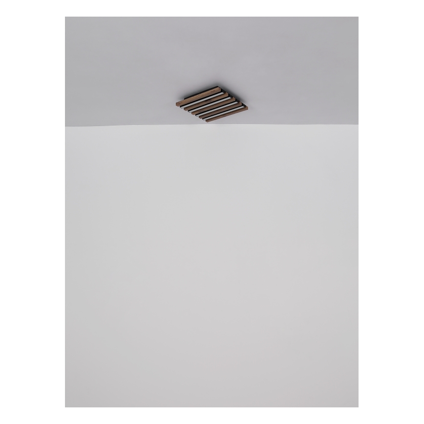 Globo - LED Plafon LED/30W/230V 3000K 80x20 cm drewno