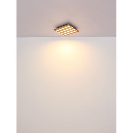 Globo - LED Plafon LED/30W/230V 3000K 80x20 cm drewno