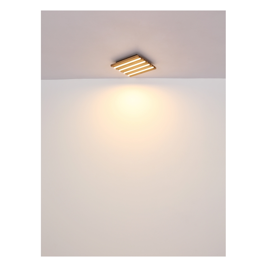 Globo - LED Plafon LED/30W/230V 3000K 80x20 cm drewno