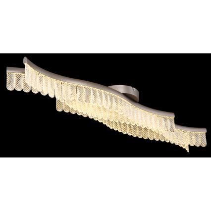 Globo - LED Plafon LED/35W/230V 3200K 18x108 cm matowy chrom