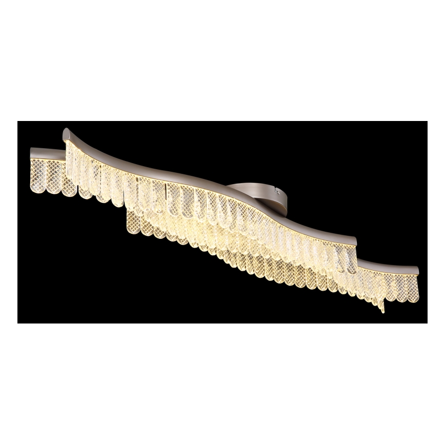 Globo - LED Plafon LED/35W/230V 3200K 18x108 cm matowy chrom