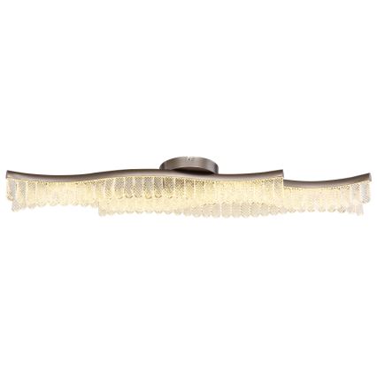 Globo - LED Plafon LED/35W/230V 3200K 18x108 cm matowy chrom