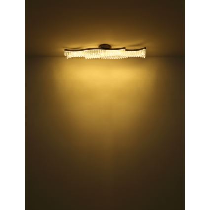 Globo - LED Plafon LED/35W/230V 3200K 18x108 cm matowy chrom