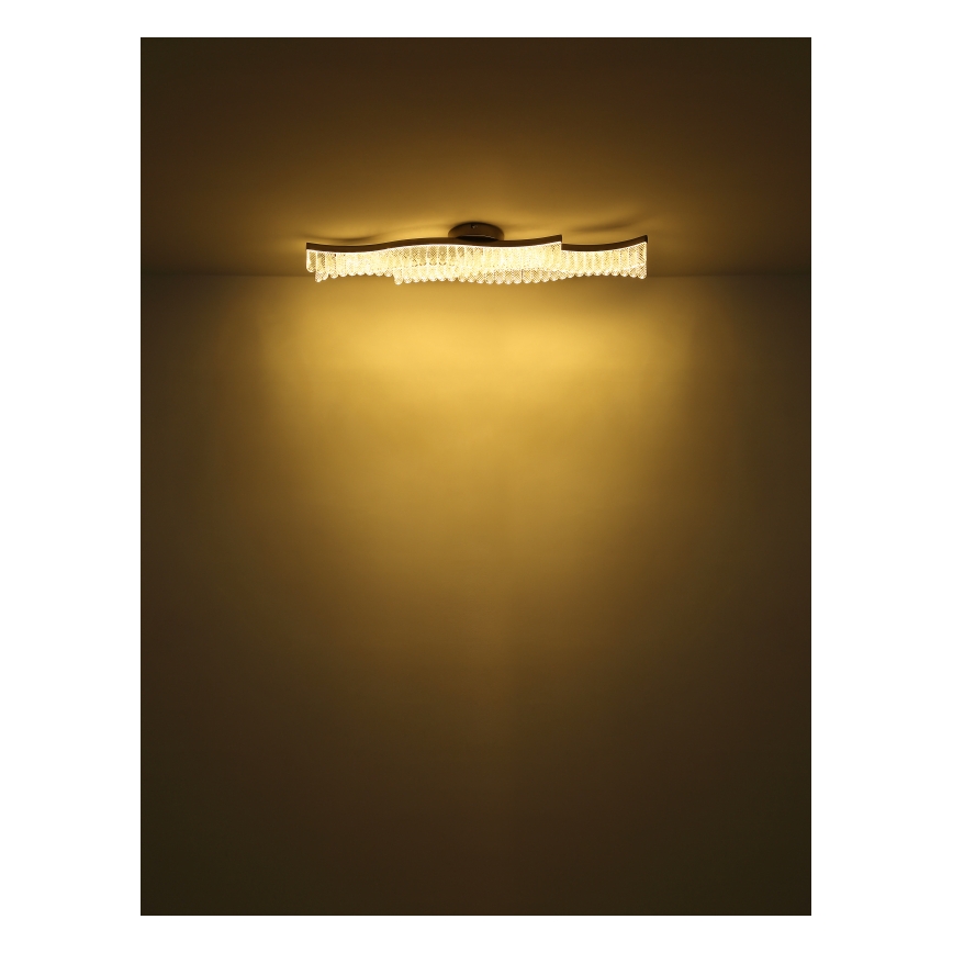 Globo - LED Plafon LED/35W/230V 3200K 18x108 cm matowy chrom