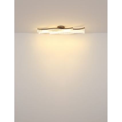 Globo - LED Plafon LED/35W/230V 3200K 18x108 cm matowy chrom