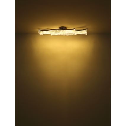 Globo - LED Plafon LED/35W/230V 3200K 18x108 cm złoty