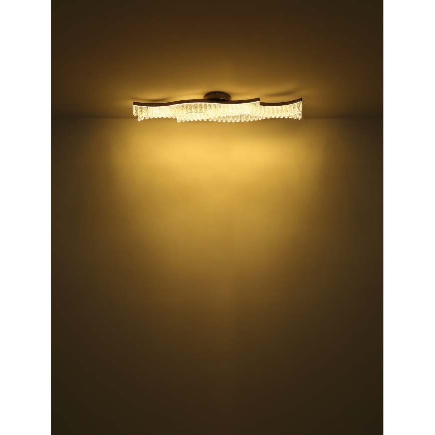 Globo - LED Plafon LED/35W/230V 3200K 18x108 cm złoty