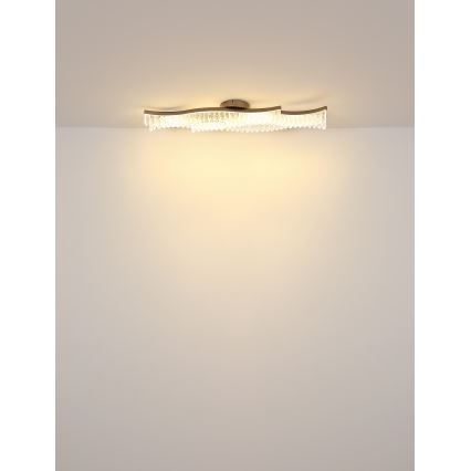 Globo - LED Plafon LED/35W/230V 3200K 18x108 cm złoty