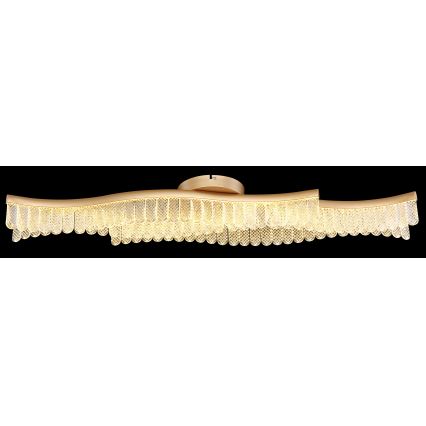 Globo - LED Plafon LED/35W/230V 3200K 18x108 cm złoty