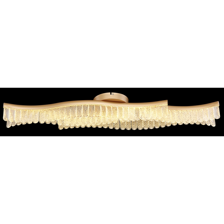 Globo - LED Plafon LED/35W/230V 3200K 18x108 cm złoty