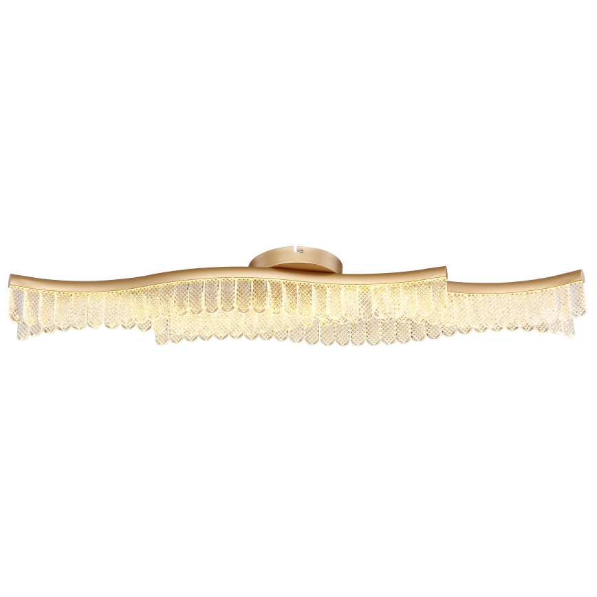 Globo - LED Plafon LED/35W/230V 3200K 18x108 cm złoty