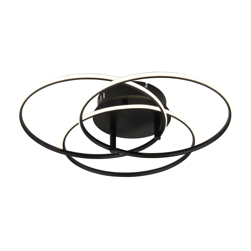 Globo - LED Plafon LED/40W/230V 4000K śr. 45,6 cm czarny