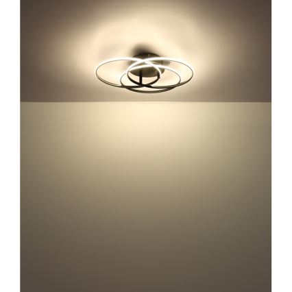 Globo - LED Plafon LED/40W/230V 4000K śr. 45,6 cm czarny