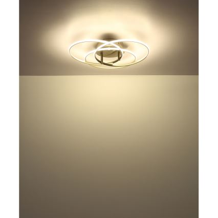 Globo - LED Plafon LED/40W/230V 4000K śr. 45,6 cm matowy chrom