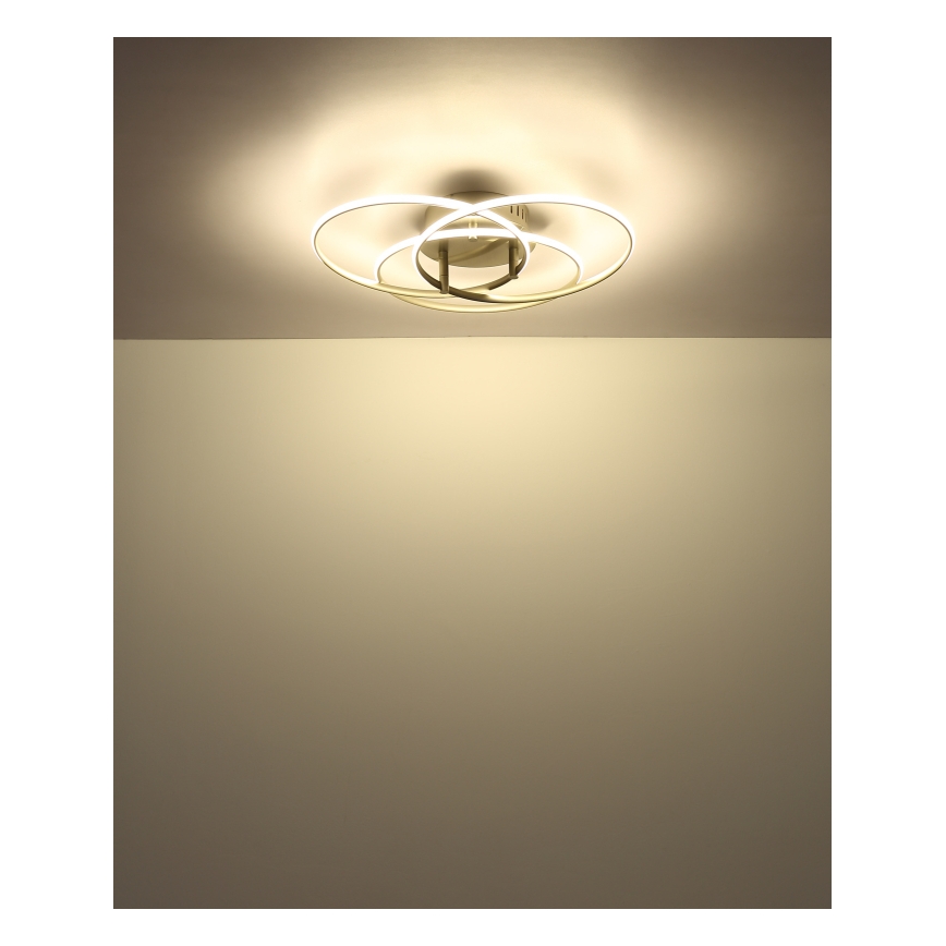Globo - LED Plafon LED/40W/230V 4000K śr. 45,6 cm matowy chrom
