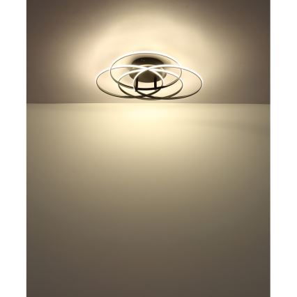 Globo - LED Plafon LED/55W/230V 4000K śr. 51,5 cm czarny