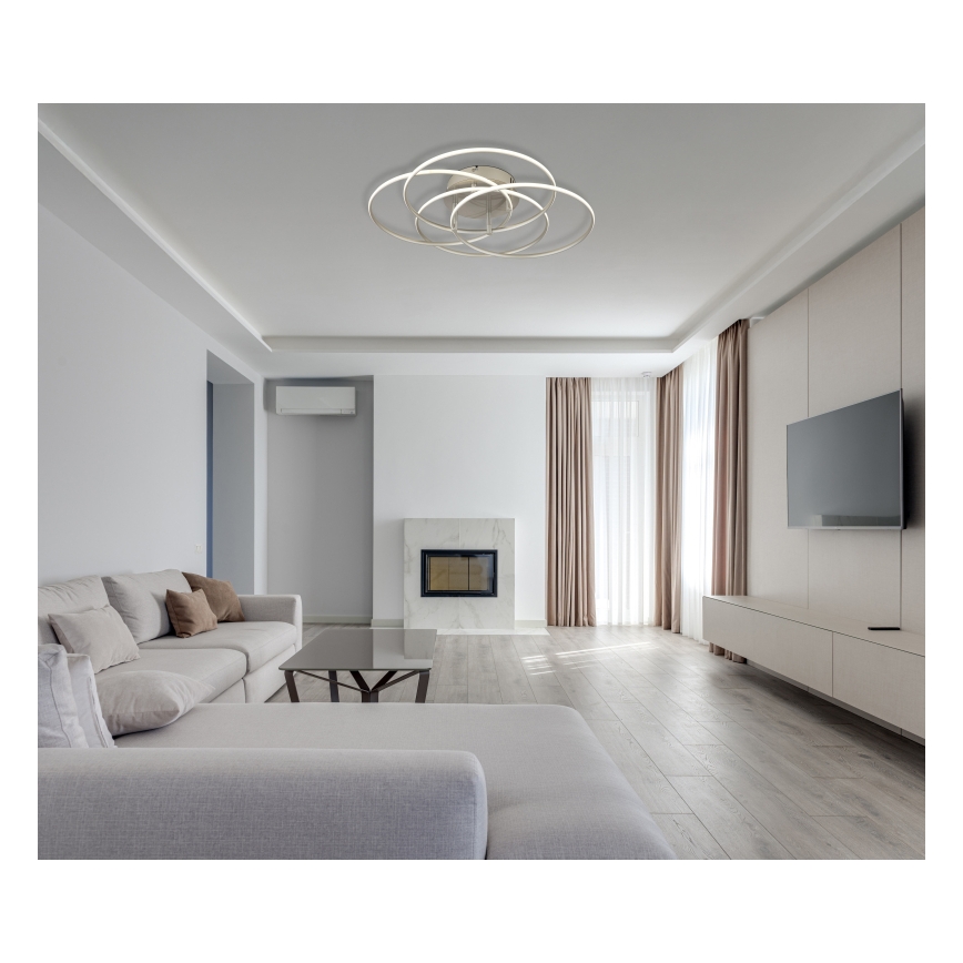 Globo - LED Plafon LED/55W/230V 4000K śr. 51,5 cm matowy chrom