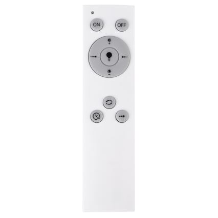 Globo - Ściemnialna lampa sufitowa LED/40W/230V 2700-6500K 32,5x87,5 cm brązowo-czarna + pilot zdalnego sterowania