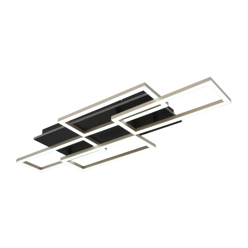 Globo - ściemnialny plafon sufitowy LED/40W/230V 2700-6500K 32,5x87,5 cm czarny + pilot zdalnego sterowania