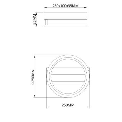 Globo - Lampa sufitowa LED/10W/230V 3000/4200/6000K