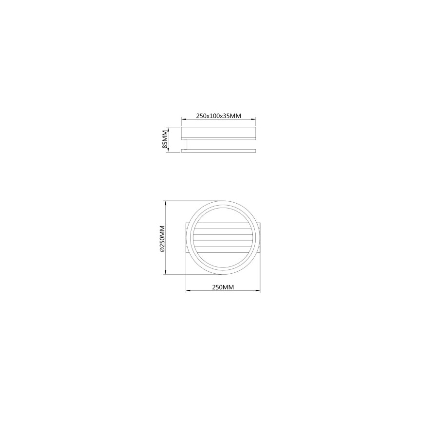 Globo - Lampa sufitowa LED/10W/230V 3000/4200/6000K