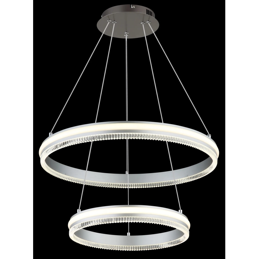 Globo - ściemnialny żyrandol LED na lince LED/60W/230V 2700-6000K + pilot zdalnego sterowania