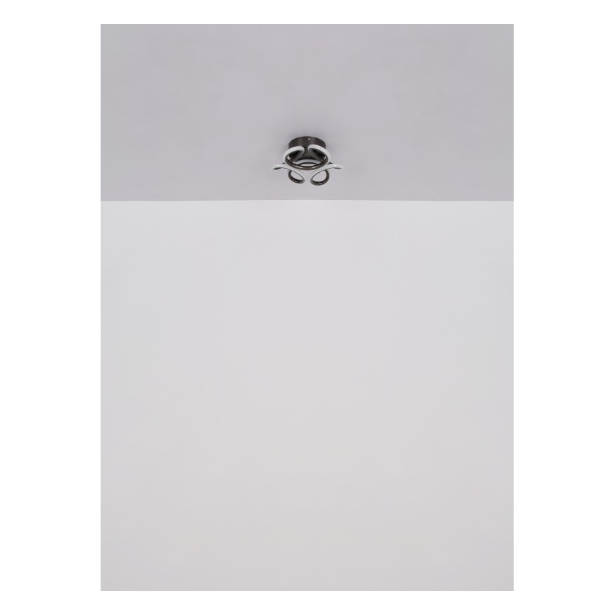 Globo - LED Plafon LED/24W/230V 2700/4000/6000K śr. 26 cm czarny