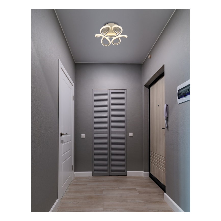 Globo - LED Plafon LED/24W/230V 2700/4000/6000K śr. 26 cm matowy chrom