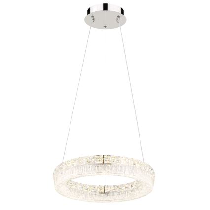 Globo - ściemnialny żyrandol LED na lince LED/24W/230V 2700-6000K przezroczysty + pilot zdalnego sterowania