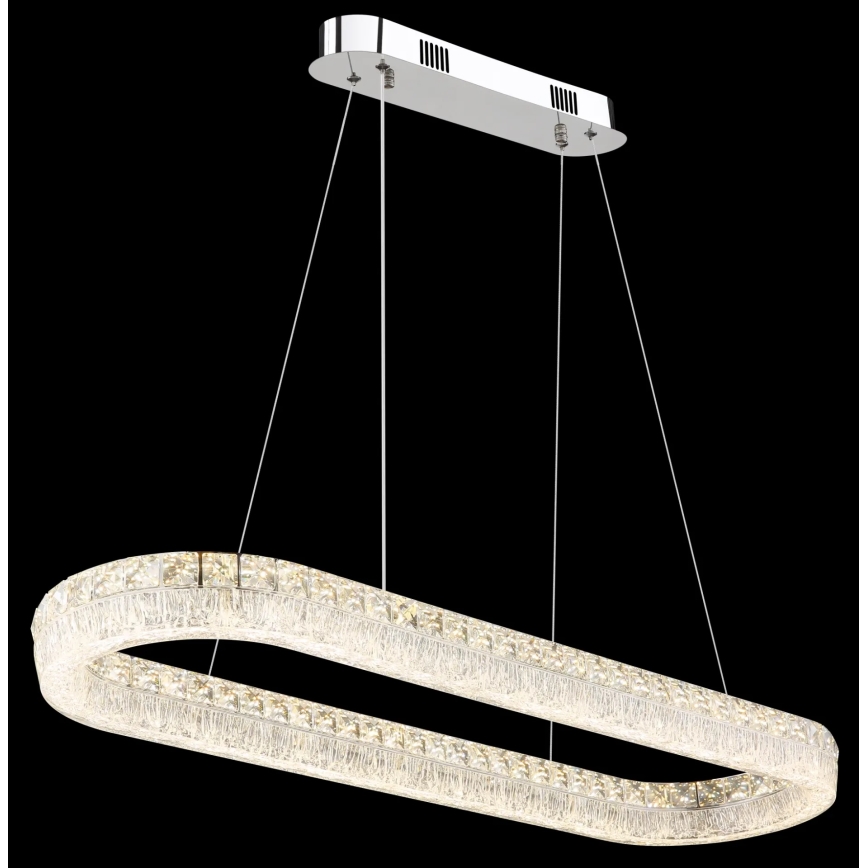 Globo - ściemnialna lampa wisząca LED na przewodzie LED/40W/230V 2700-6000K przezroczysta + zdalne sterowanie