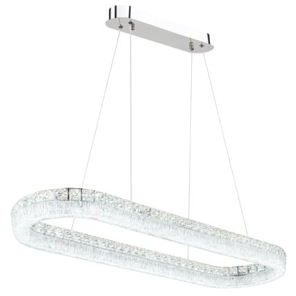 Globo - ściemnialna lampa wisząca LED na przewodzie LED/40W/230V 2700-6000K przezroczysta + zdalne sterowanie