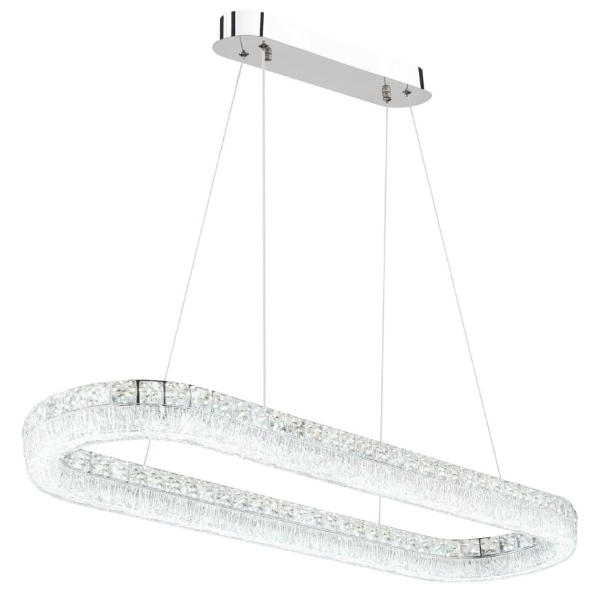 Globo - ściemnialna lampa wisząca LED na przewodzie LED/40W/230V 2700-6000K przezroczysta + zdalne sterowanie