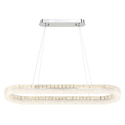 Globo - ściemnialna lampa wisząca LED na przewodzie LED/40W/230V 2700-6000K przezroczysta + zdalne sterowanie