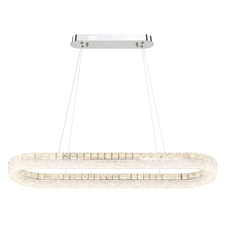 Globo - ściemnialna lampa wisząca LED na przewodzie LED/40W/230V 2700-6000K przezroczysta + zdalne sterowanie