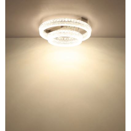 Globo - ściemnialna oprawa sufitowa LED/60W/230V 2700-6000K przezroczysta + pilot zdalnego sterowania