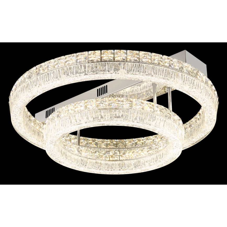 Globo - ściemnialna oprawa sufitowa LED/60W/230V 2700-6000K przezroczysta + pilot zdalnego sterowania