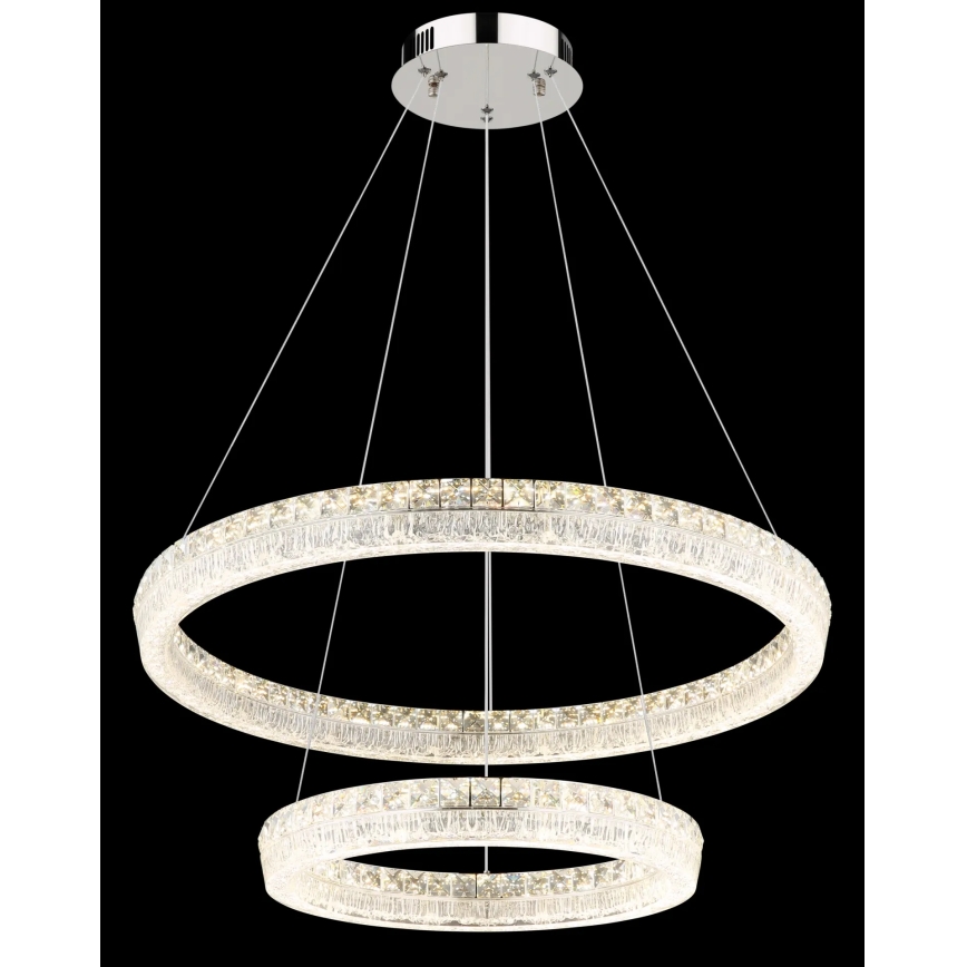 Globo - LED ściemnialny żyrandol na lince LED/72W/230V 2700-6000K przezroczysty + pilot zdalnego sterowania